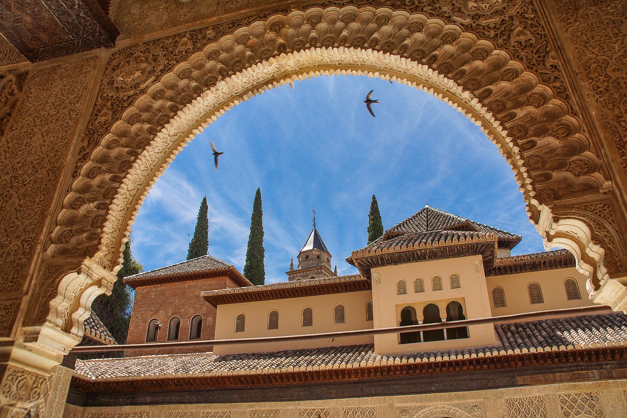 Dettaglio di un arco  nell'Alhambra