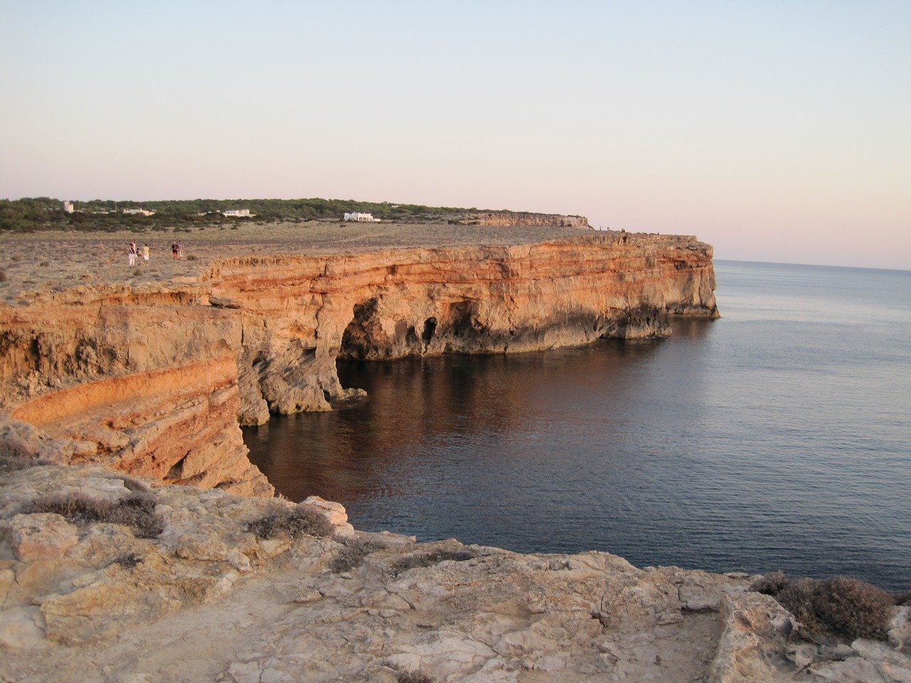 cliff formentera tramonto settembre