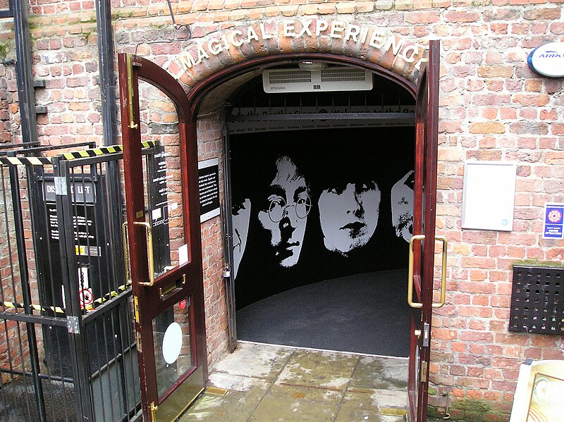 entrance to the beatles story liverpool