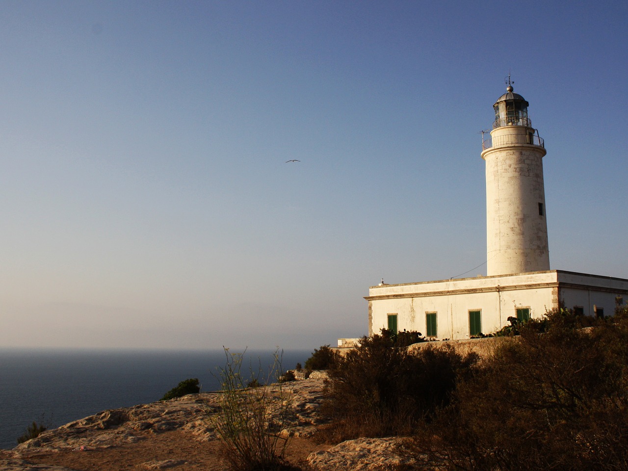 faro formentera spagna panorama