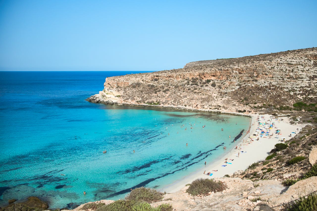 lampedusa spiaggia mare