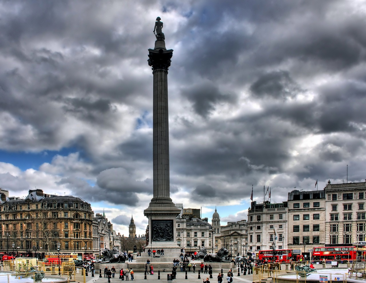 london england trafalgar square