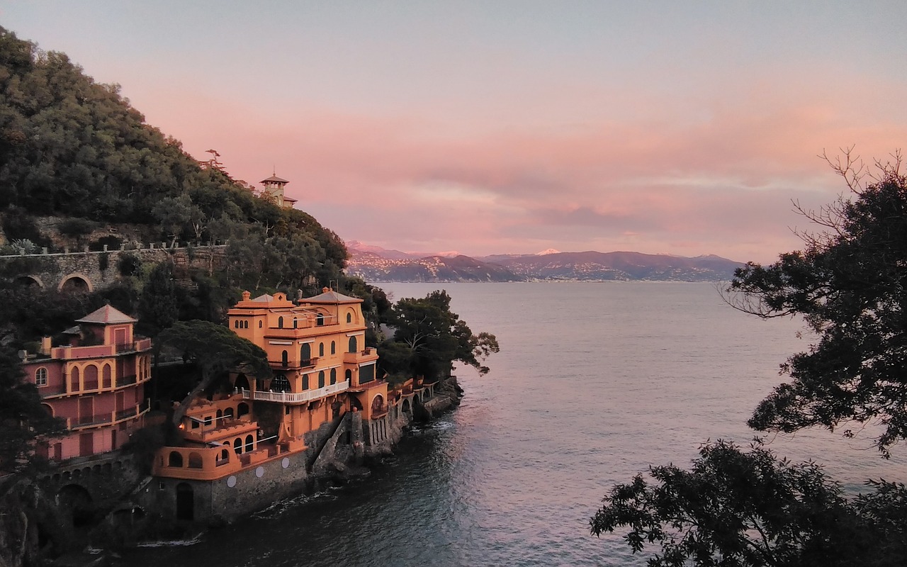 Tramonto a Portofino